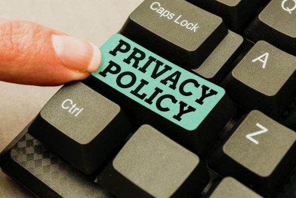 Unique Privacy Policy key on a keyboard.